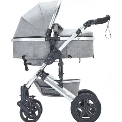 Kinderwagen COZY 2-in-1 grau/silber