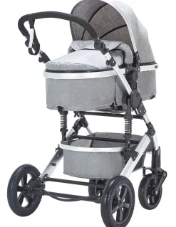 Kinderwagen COZY 2-in-1 grau/silber