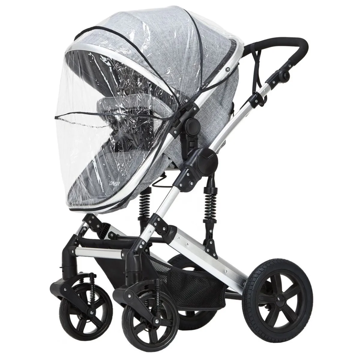 Kinderwagen MOTION 2-in-1 grau/silber