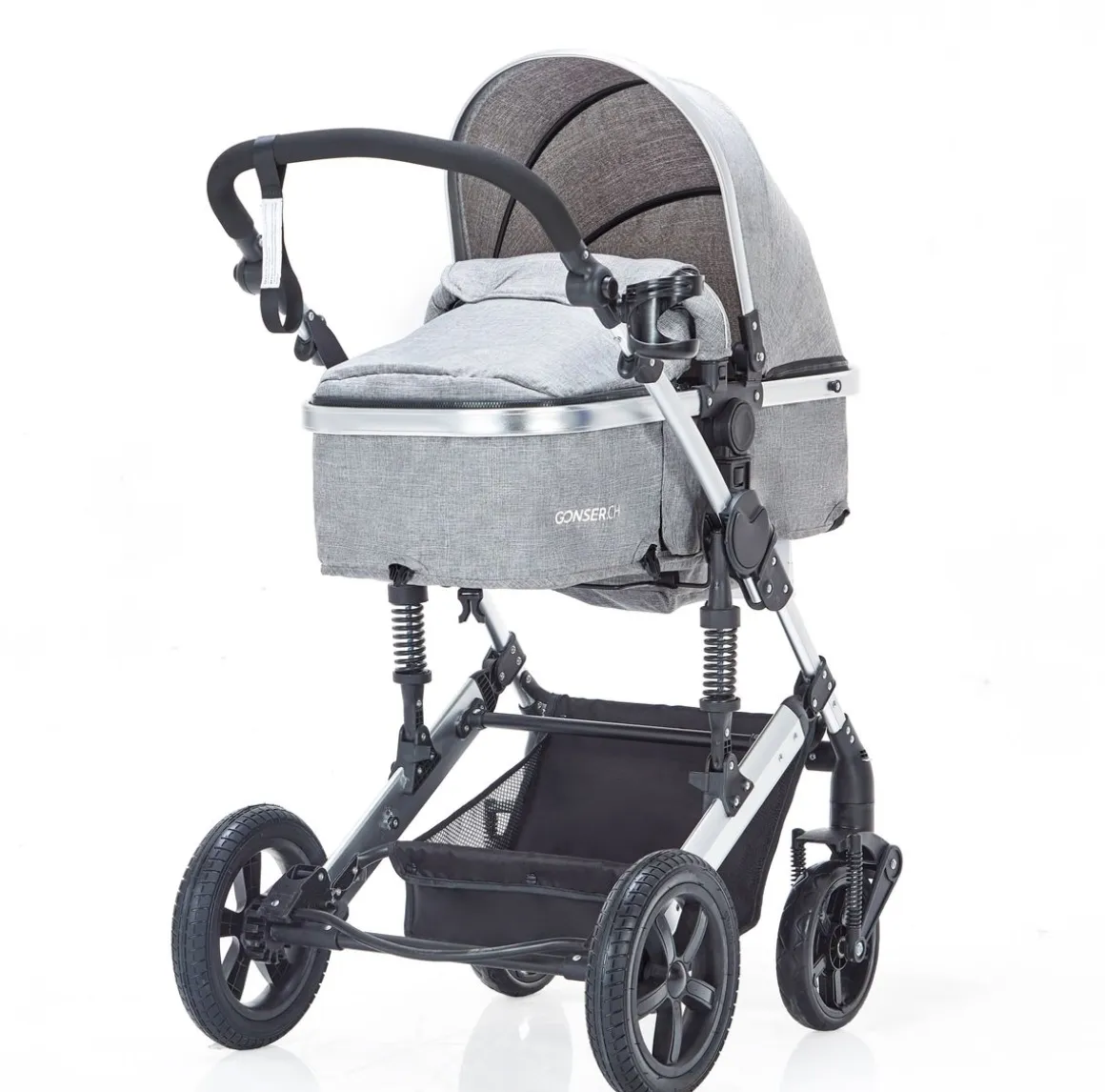 Kinderwagen MOTION 2-in-1 grau/silber
