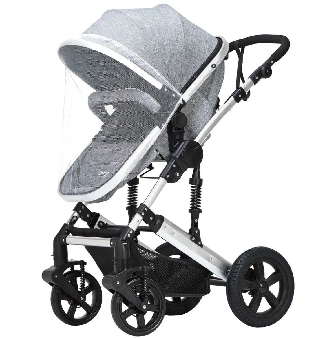 Kinderwagen MOTION 2-in-1 grau/silber