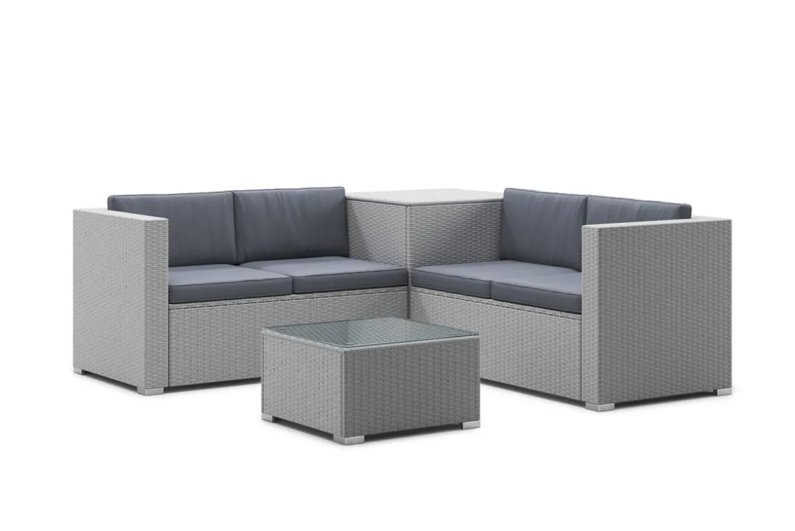 Kissenbezüge für Rattanlounge SAN MARINO anthrazit