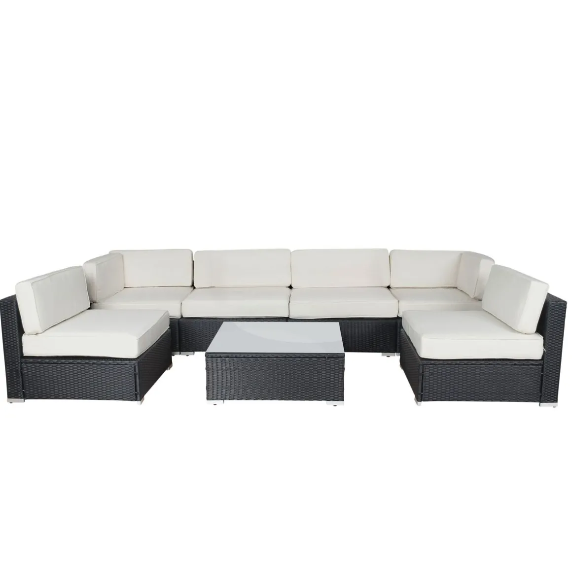 Kissenbezüge Rattanlounge Sydney beige