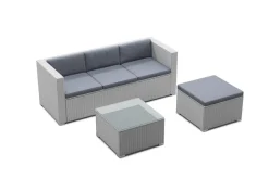 Kissenbezug für Rattanlounge NIZZA anthrazit | GONSER.CH