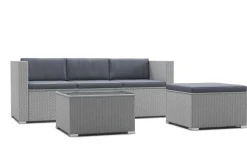Kissenbezug für Rattanlounge NIZZA anthrazit | GONSER.CH