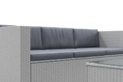 Kissenbezug für Rattanlounge NIZZA anthrazit | GONSER.CH