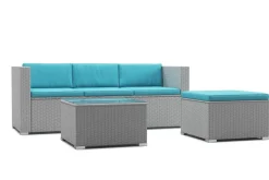Kissenbezug für Rattanlounge NIZZA türkis