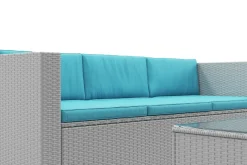 Kissenbezug für Rattanlounge NIZZA türkis