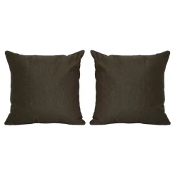 Kissenbezug LIZA 2er Set 45 x 45 cm braun