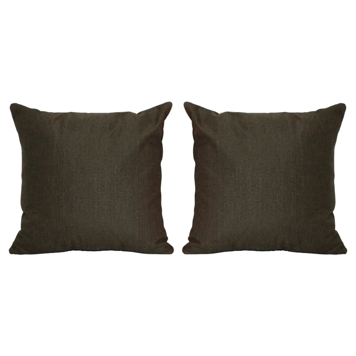 Kissenbezug LIZA 2er Set 45 x 45 cm braun