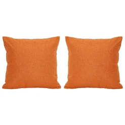 Kissenbezug LIZA 2er Set 45 x 45 cm orange
