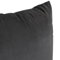 Kissenbezug Samt MODESTO 2er Set 45 x 45 cm anthrazit