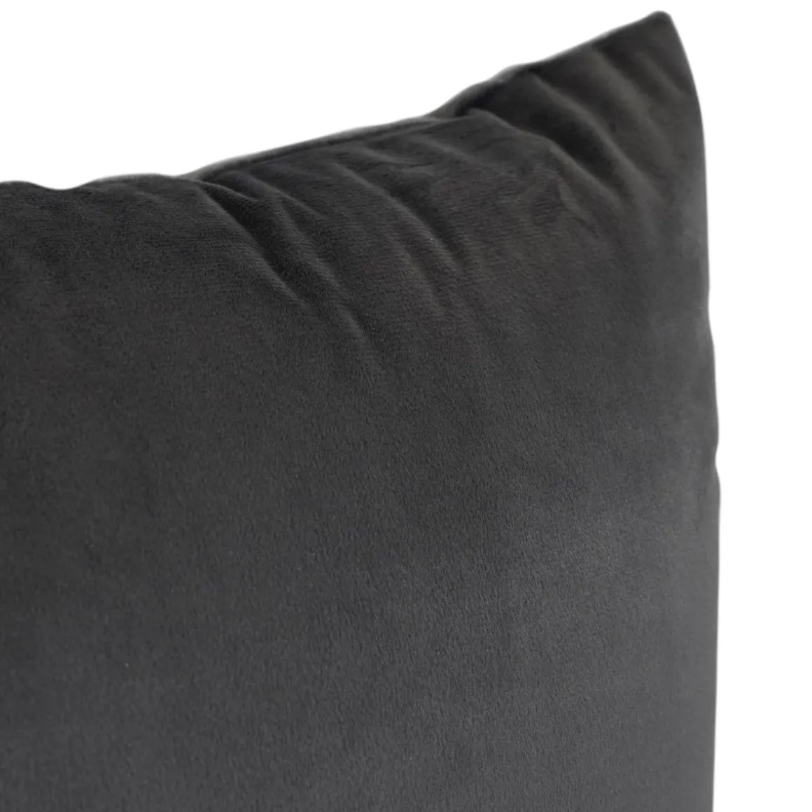 Kissenbezug Samt MODESTO 2er Set 45 x 45 cm anthrazit