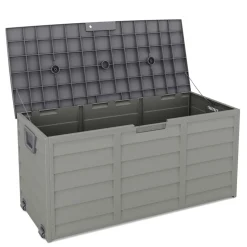 Kissenbox Gartenbox grau