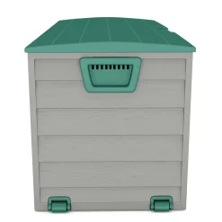 Kissenbox Gartenbox grün/grau