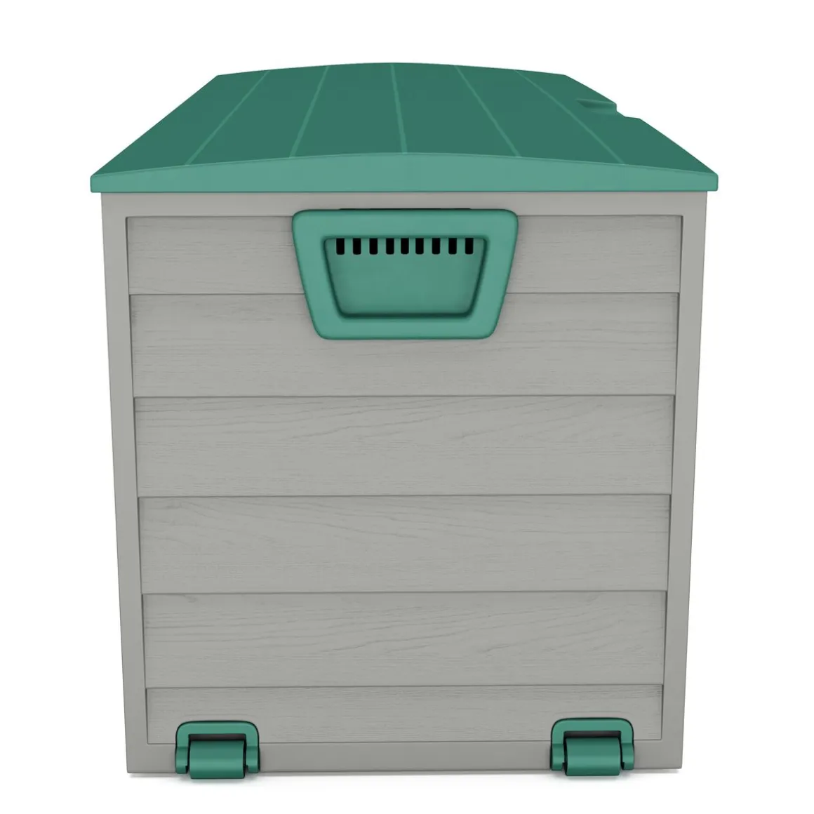 Kissenbox Gartenbox grün/grau