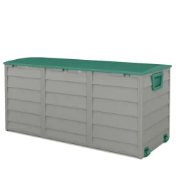 Kissenbox Gartenbox grün/grau