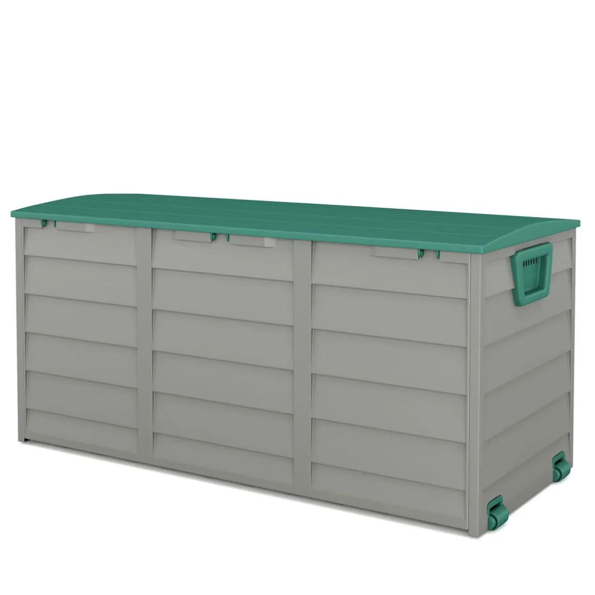 Kissenbox Gartenbox grün/grau