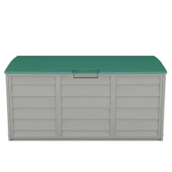 Kissenbox Gartenbox grün/grau