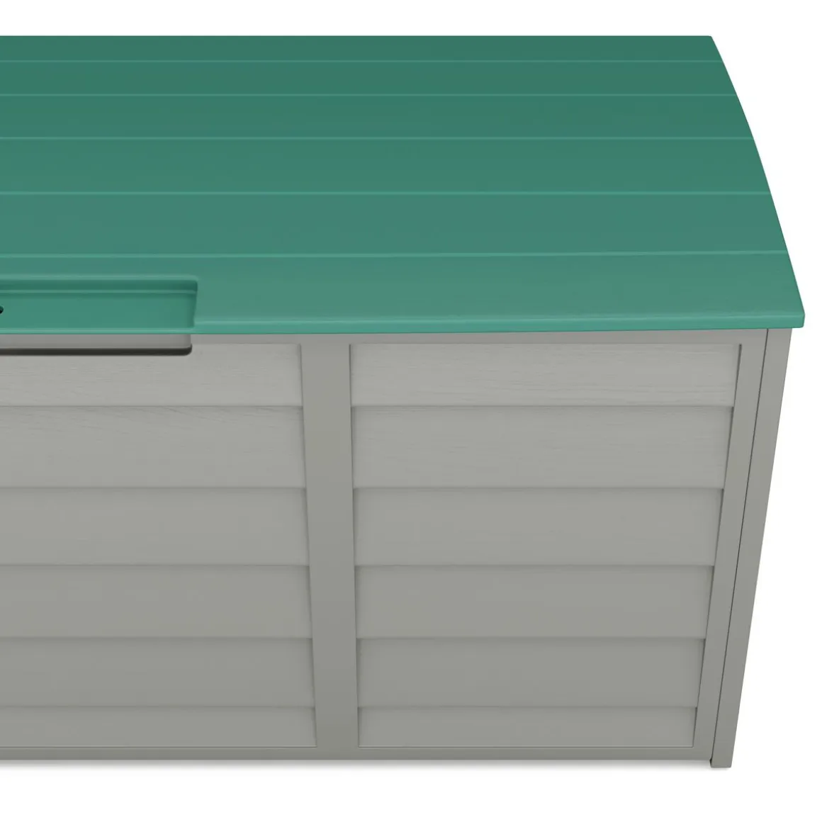 Kissenbox Gartenbox grün/grau