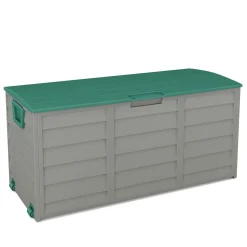 Kissenbox Gartenbox grün/grau