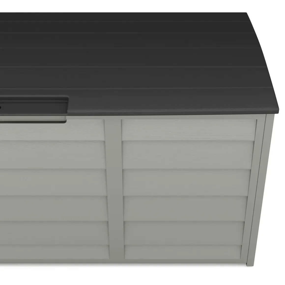 Kissenbox Gartenbox schwarz/grau