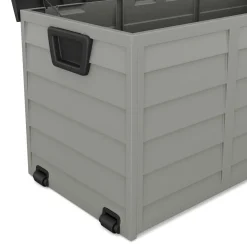 Kissenbox Gartenbox schwarz/grau