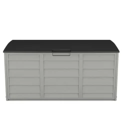 Kissenbox Gartenbox schwarz/grau