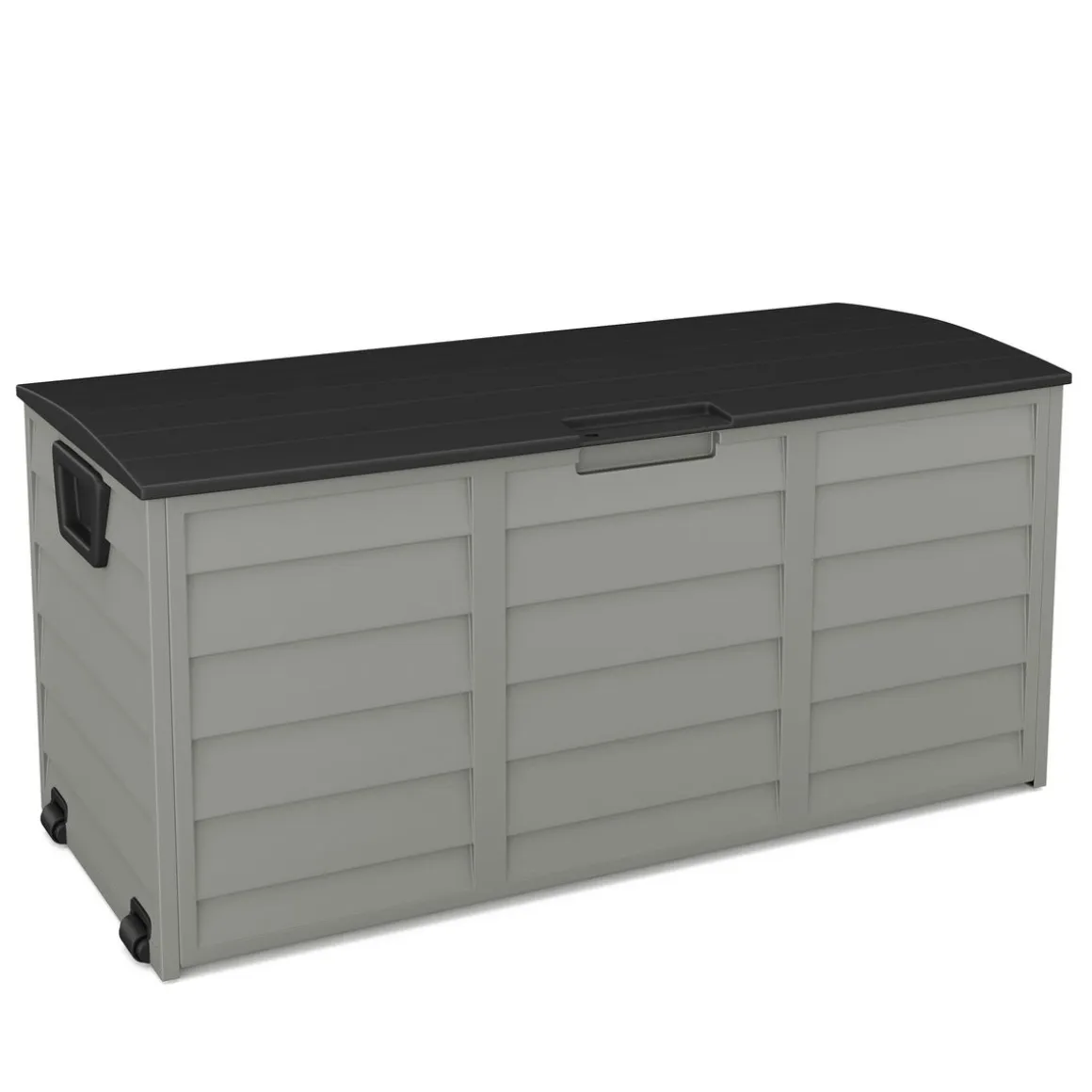 Kissenbox Gartenbox schwarz/grau