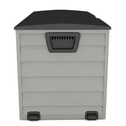 Kissenbox Gartenbox schwarz/grau