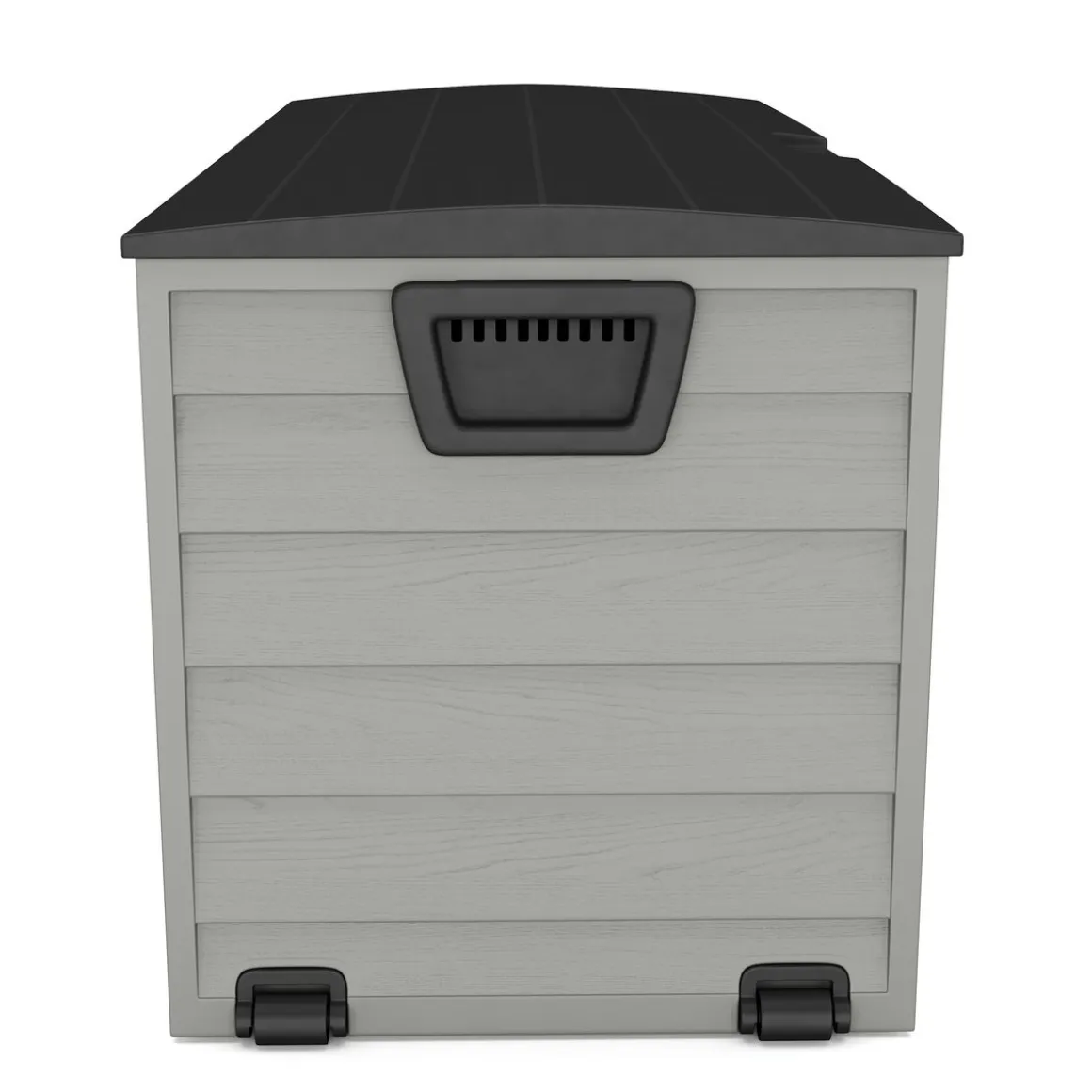 Kissenbox Gartenbox schwarz/grau