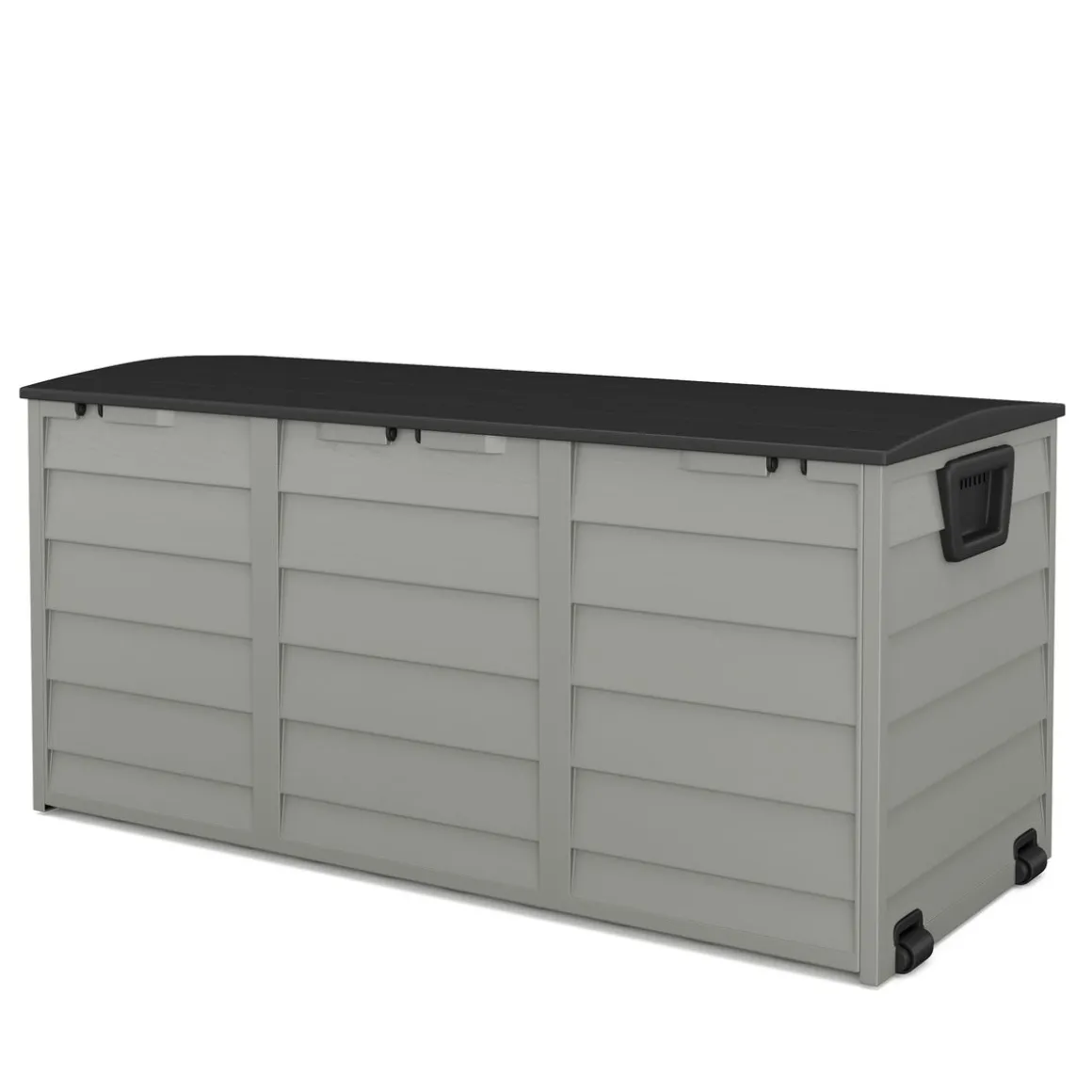 Kissenbox Gartenbox schwarz/grau
