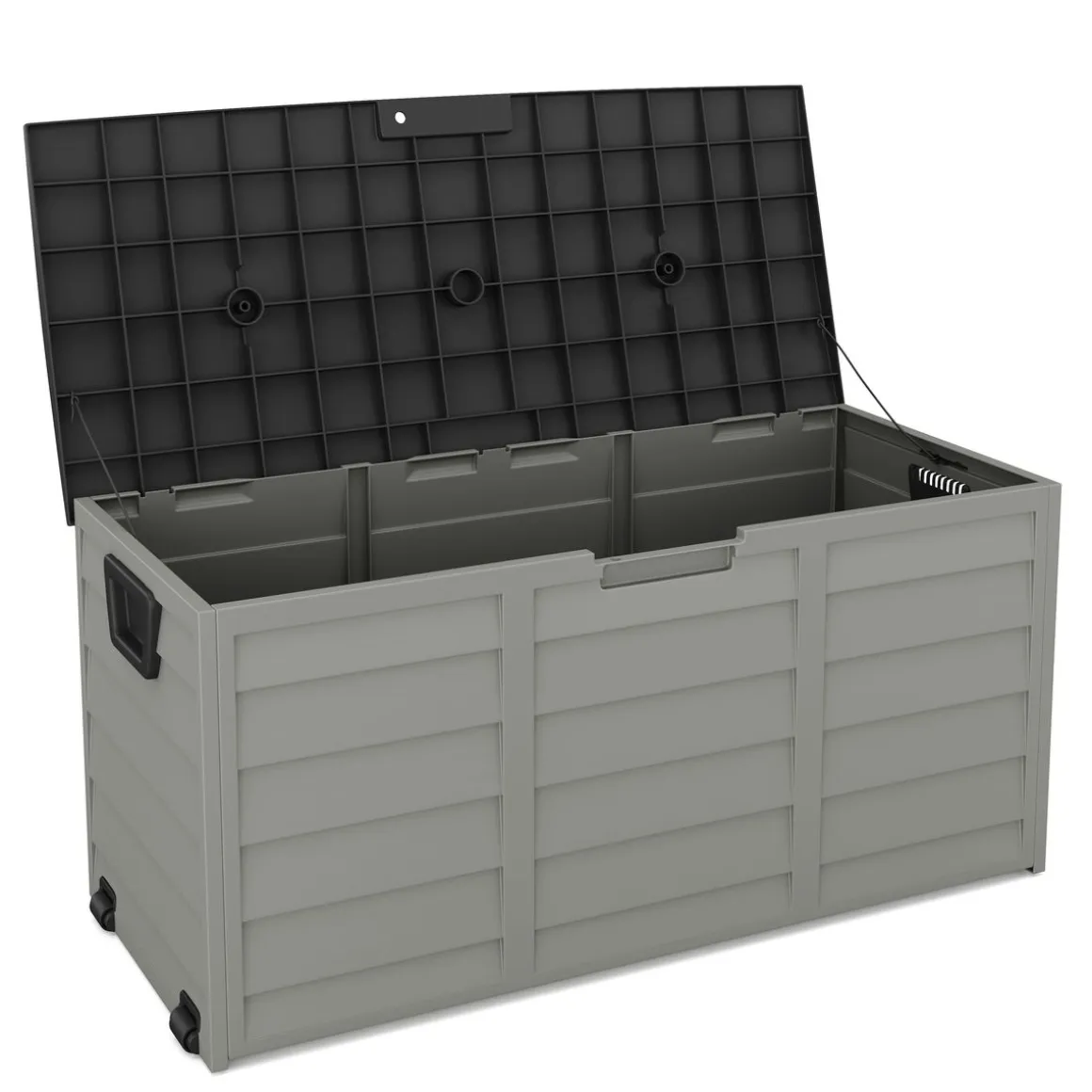 Kissenbox Gartenbox schwarz/grau