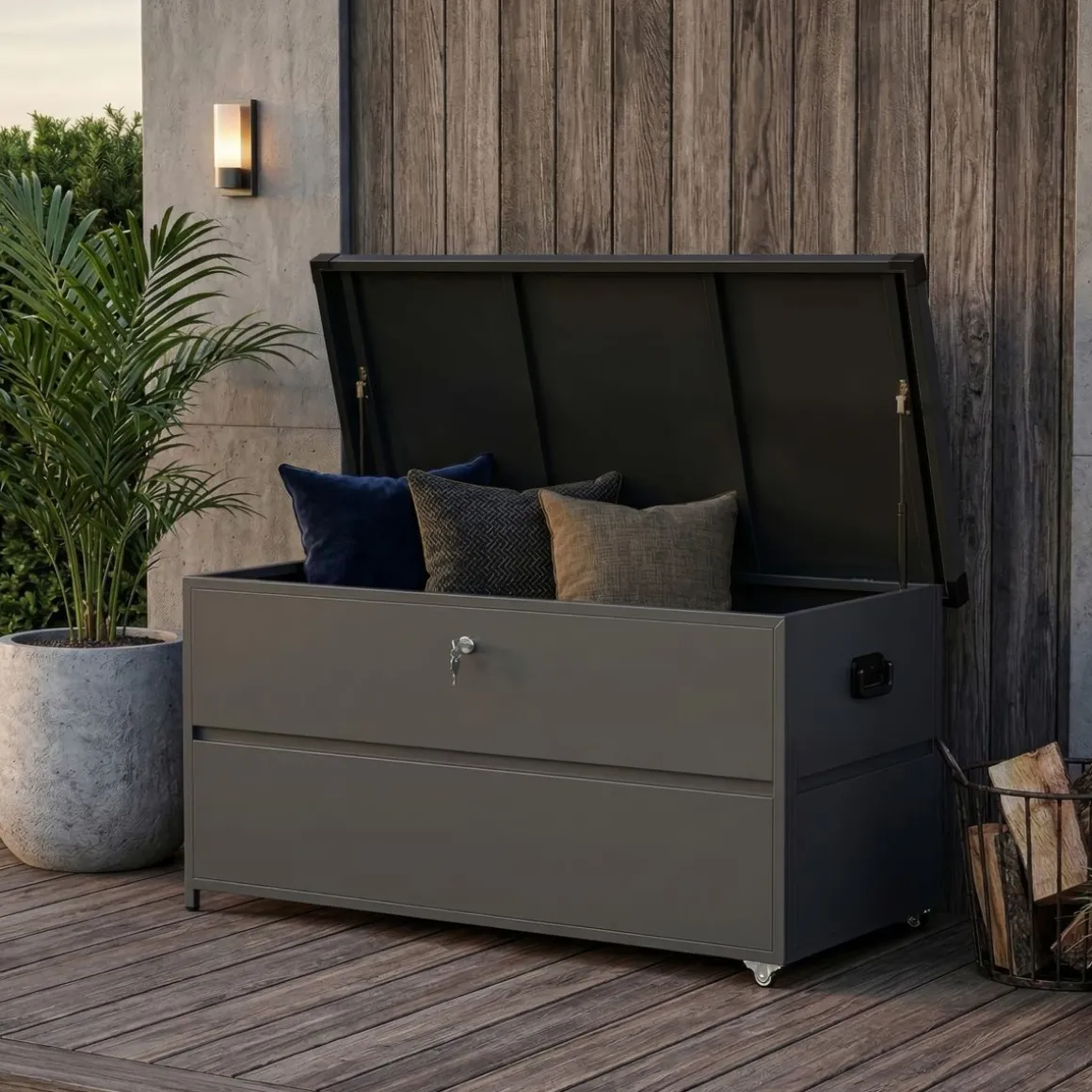 Kissenbox LUVA 400L anthrazit