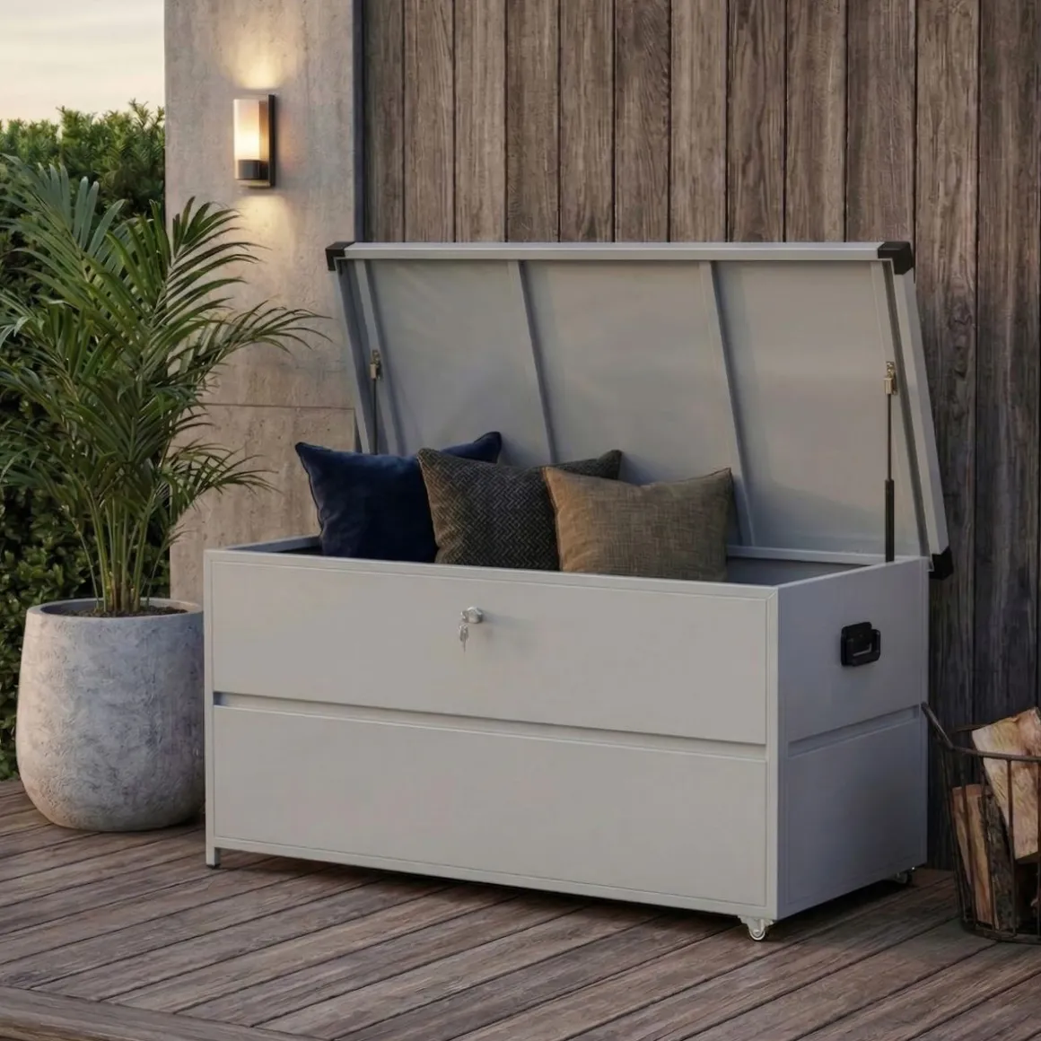 Kissenbox LUVA 400L grau