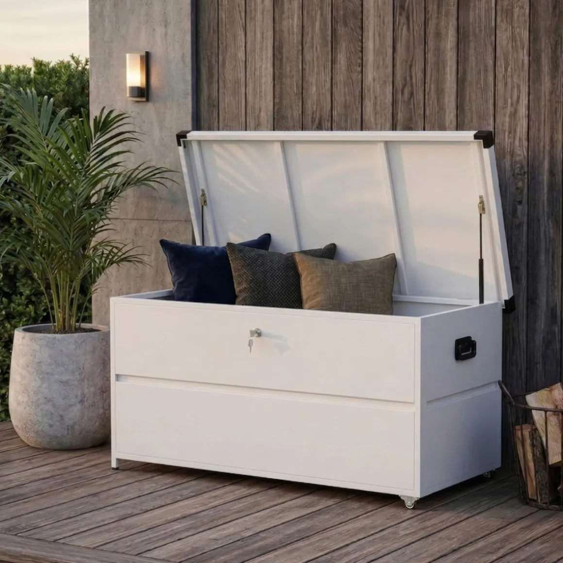 Kissenbox LUVA 400L weiss
