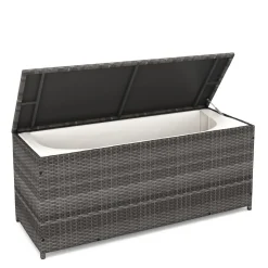 Kissenbox MILA 115 x 48 x 52 cm grau