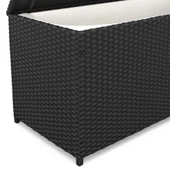 Kissenbox MILA 115 x 48 x 52 cm schwarz