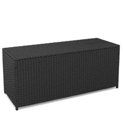 Kissenbox MILA 115 x 48 x 52 cm schwarz