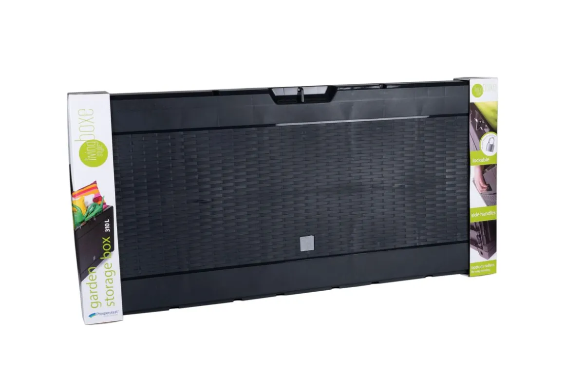 Kissenbox 119 x 48 x 60 cm schwarz