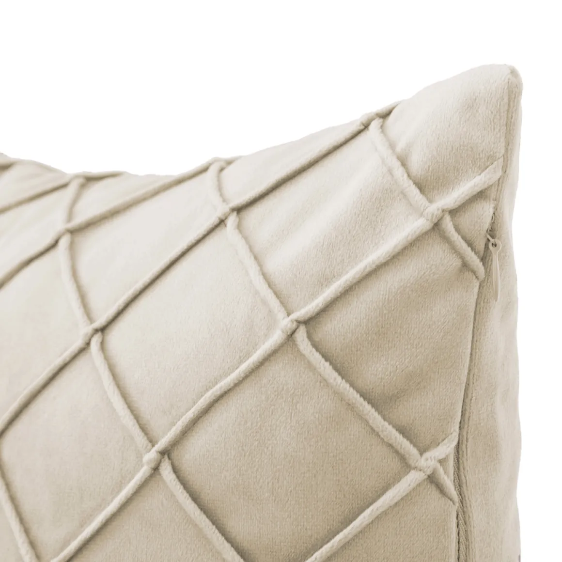 Kissen CARO beige 50 x 30 cm
