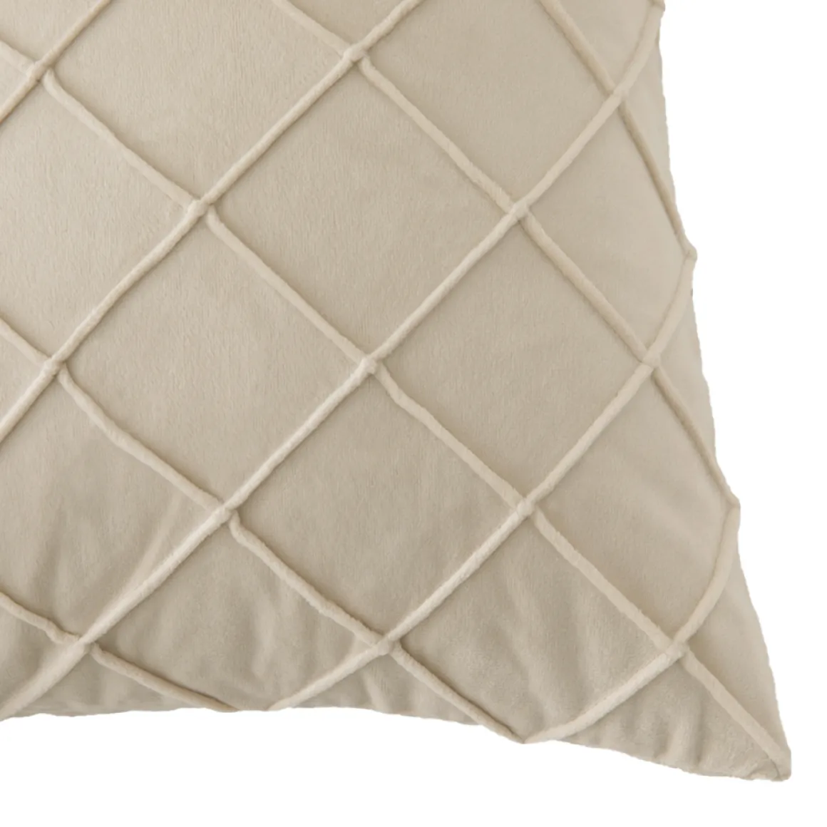 Kissen CARO beige 50 x 30 cm