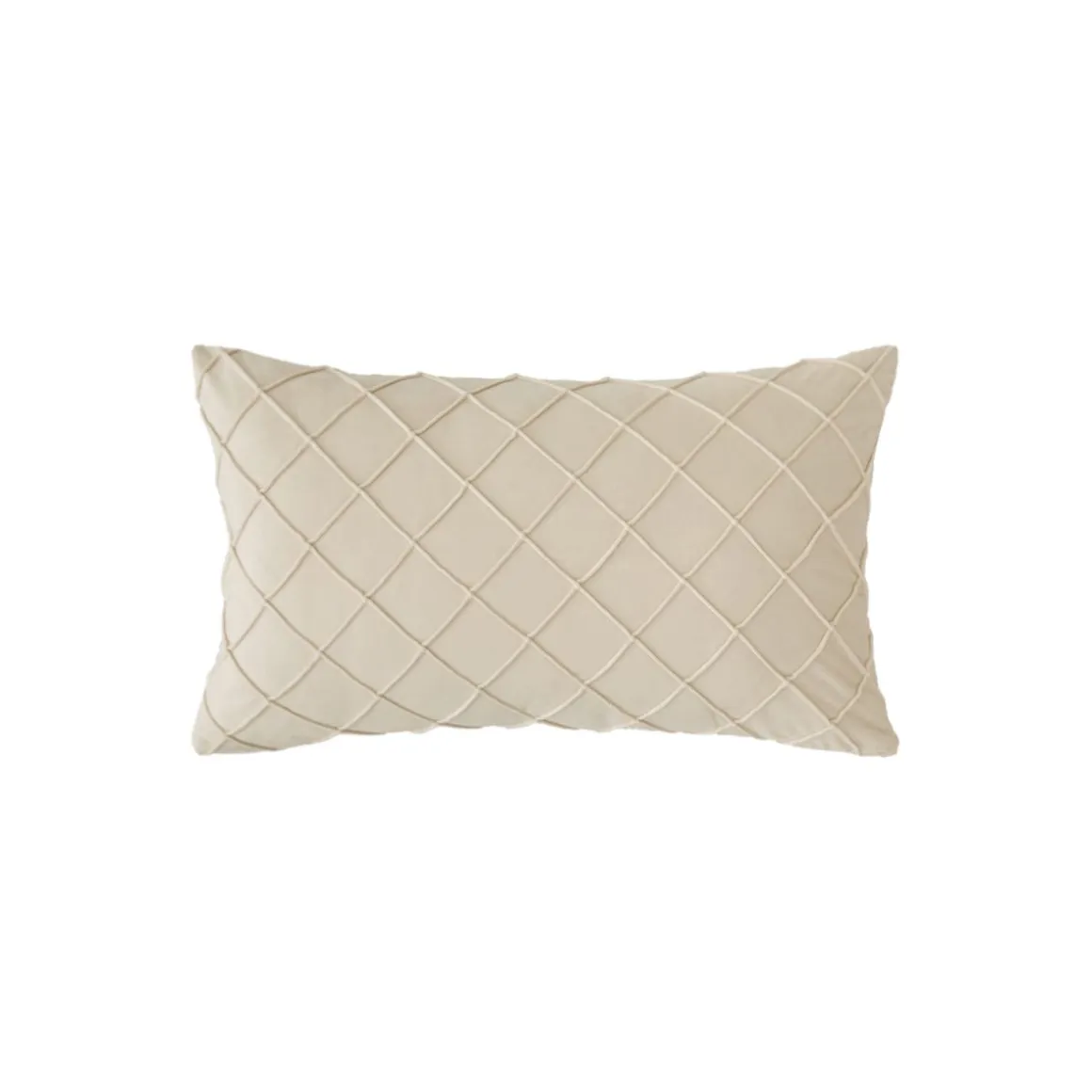 Kissen CARO beige 50 x 30 cm