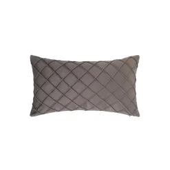 Kissen CARO grau 50 x 30 cm