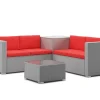 Kissen für Rattanlounge SAN MARINO rot