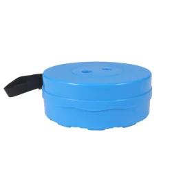 Klapphocker höhenverstellbar schwarz/blau