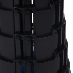 Klapphocker höhenverstellbar schwarz/blau