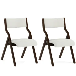 Klappstuhl BUFORD 2er Set beige/braun