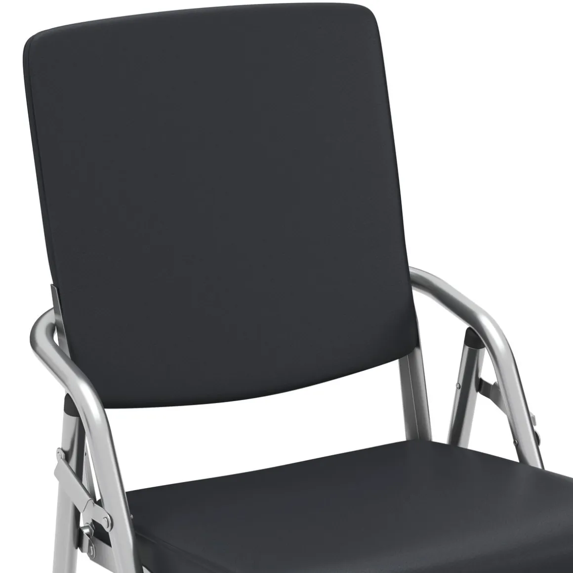 Klappstuhl Leder MOZART 4er Set schwarz