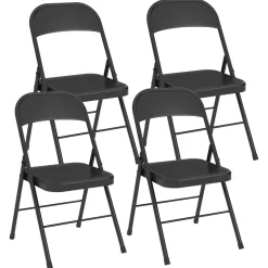 Klappstuhl LIST 4er Set schwarz